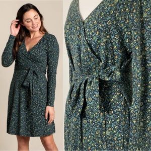TOAD & CO Cue Wrap Long Sleeve Dress | Large | NWOT